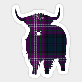 Scottish cow Sticker